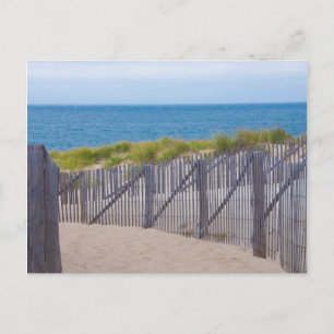 USA, Massachusetts. Dünen und Pfad Postkarte