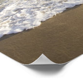 USA, Massachusetts, Empty Beach Poster (Ecke)