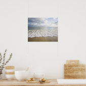 USA, Massachusetts, Empty Beach Poster (Küche)