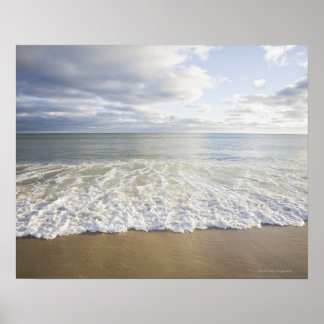 USA, Massachusetts, Empty Beach Poster