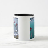 USA, Massachusetts, Gloucester. 1950s-era Tasse (Zentrum)