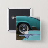 USA, Massachusetts, Gloucester. Ford aus den 1950e Button (Vorne & Hinten)