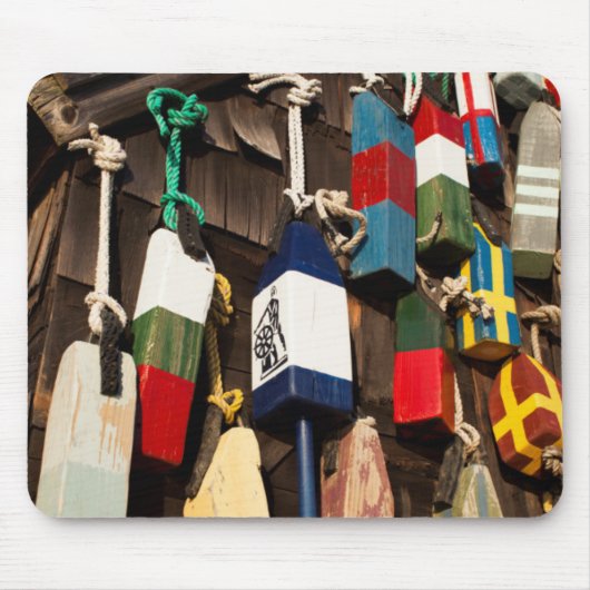 USA, Massachusetts, Gloucester, Lobster Buoys 2 Mousepad (Vorne)