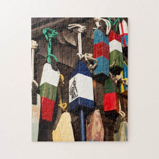 USA, Massachusetts, Gloucester, Lobster Buoys 2 Puzzle (Vertikal)