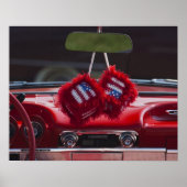 USA, Massachusetts, Gloucester. Würfel mit Poster (Vorne)