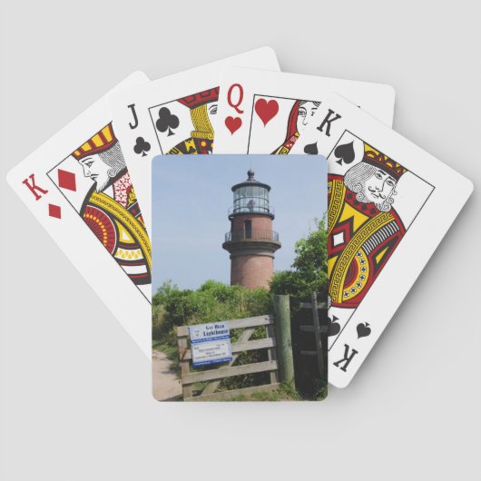 USA, Massachusetts, Martha's Vineyard, Aquinnah. Spielkarten (Rückseite)