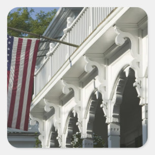 USA, MASSACHUSETTS, Martha's Vineyard: Quadratischer Aufkleber