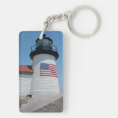 USA, Massachusetts, Nantucket. Blende Schlüsselanhänger (Rückseite)
