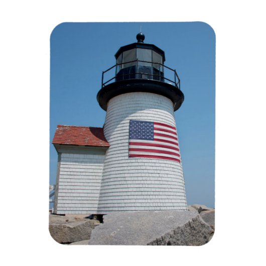 USA, Massachusetts, Nantucket. Brant Point Magnet (Vertikal)