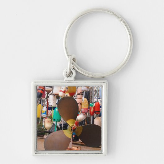 USA, Massachusetts. Propeller und Schwimmer Schlüsselanhänger (Vorne)