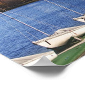 USA, Massachusetts, Skyline Boston Poster (Ecke)