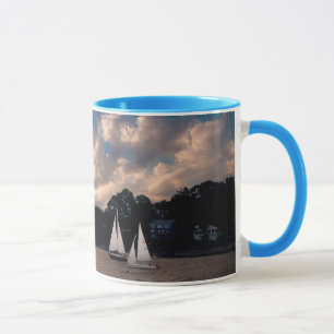 USA, Massachusetts. Sunset Segelsport Tasse