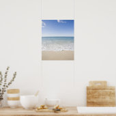 USA, Massachusetts, Waves at sandy beach Poster (Küche)