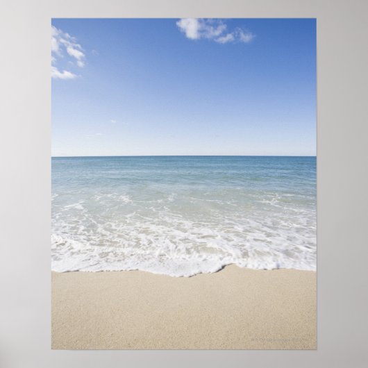 USA, Massachusetts, Waves at sandy beach Poster (Vorne)