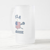 USA MATTGLAS BIERGLAS (Vorderseite Links)
