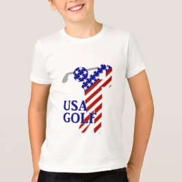 USA Mens Golf - Male Golfer T-Shirt
