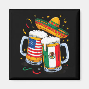 USA Mexiko Bier Cinco de Mayo  Magnet
