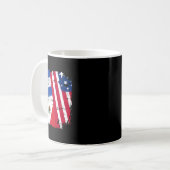 Usa Mexiko Honduras Flaggen Kaffeetasse (Vorderseite Links)