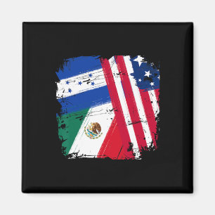 Usa Mexiko Honduras Flaggen Magnet