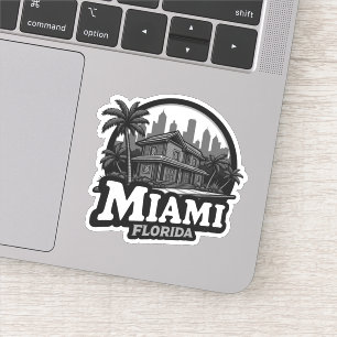 USA, Miami City Florida Aufkleber