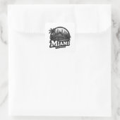 USA, Miami City Florida Square Sticker (Tasche)