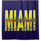 USA Miami Florida  Duschvorhang (Vorderseite)