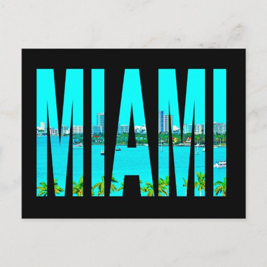 USA Miami Florida Postkarte (Vorderseite)