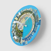 USA Miami Florida  Runde Wanduhr (Winkel)