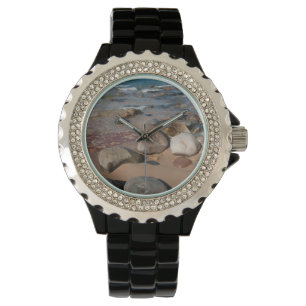 USA, Michigan. Abgerundete Felsen auf 12 Meilen Armbanduhr