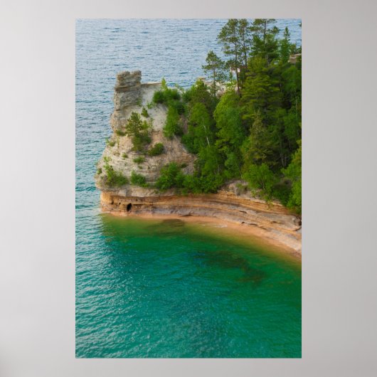 USA, Michigan. Bergschloss-Felsformation Poster (Vorne)