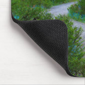 USA, Michigan. Der Weg durch den Wald Mousepad (Ecke)