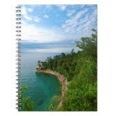 USA, Michigan. Felsenbildung des Bergbauvereins 3 Notizblock (Vorderseite)