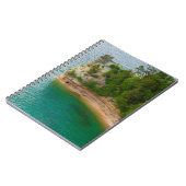 USA, Michigan. Felsenbildung des Bergbauvereins Notizblock (Linke Seite)