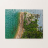 USA, Michigan. Felsenbildung des Bergbauvereins Puzzle (Horizontal)