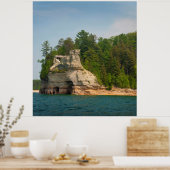 USA, Michigan. Felsgestein von Miner 2 Poster (Küche)