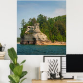 USA, Michigan. Felsgestein von Miner 2 Poster (Heimbüro)