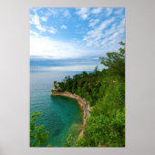 USA, Michigan. Felsgestein von Miner 3 Poster (Vorne)