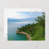 USA, Michigan. Felsgestein von Miner 3 Postkarte (Vorne/Hinten)