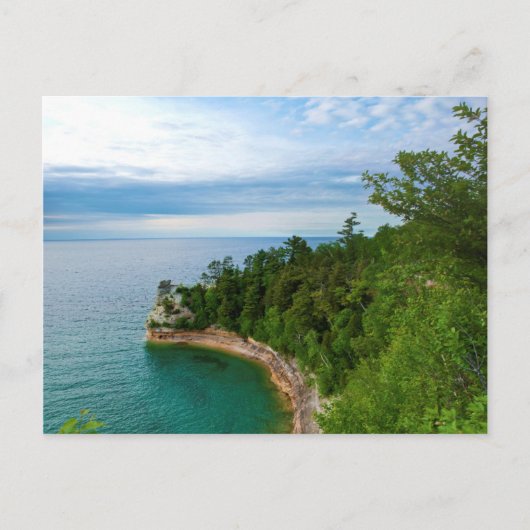 USA, Michigan. Felsgestein von Miner 3 Postkarte (Vorderseite)