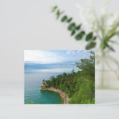 USA, Michigan. Felsgestein von Miner 3 Postkarte (Stehend Vorderseite)