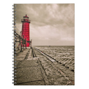 USA, Michigan, Grand Haven Leuchtturm Notizblock