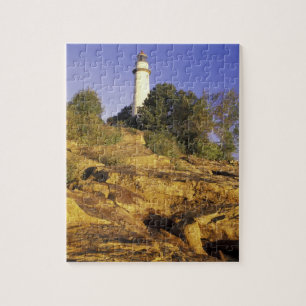 USA, Michigan, Huron-See. Pointe Aux Barques Puzzle