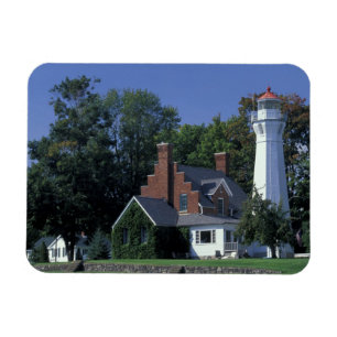 USA, Michigan, Huron-See. Port Sanilac Magnet