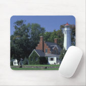 USA, Michigan, Huron-See. Port Sanilac Mousepad (Mit Mouse)