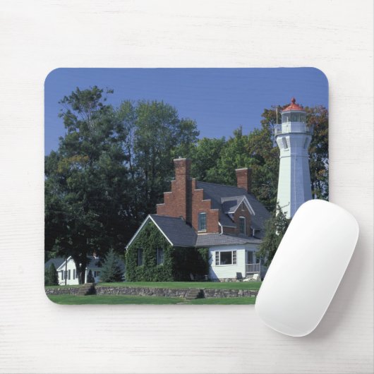 USA, Michigan, Huron-See. Port Sanilac Mousepad (Mit Mouse)