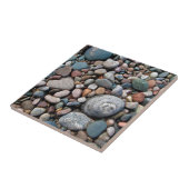 USA, Michigan. Kies an der Küste Fliese (Seite)