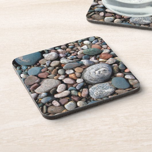 USA, Michigan. Kies an der Küste Getränkeuntersetzer (Linke Seite)