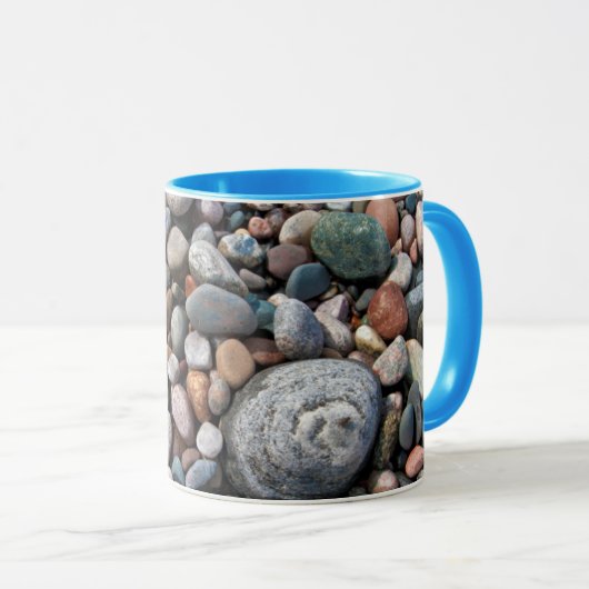 USA, Michigan. Kies an der Küste Tasse (VorderseiteRechts)