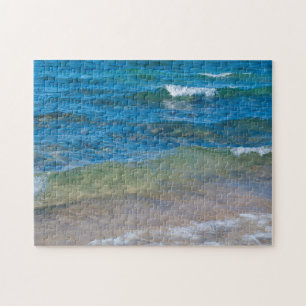 USA, Michigan. Klare Gewässer des Superior-Sees Puzzle