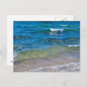 USA, Michigan. Klare Gewässer des überragenden See Postkarte (Vorne/Hinten)